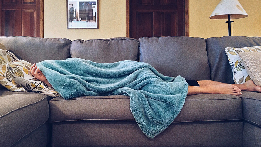 depression,the girl's under a blanket,svadhisthana chakra disharmony.