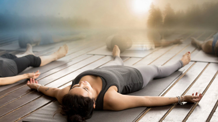 yoga nidra, fog photo