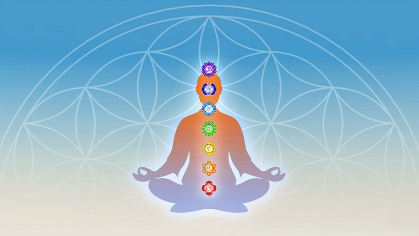 chakras in the human body photo