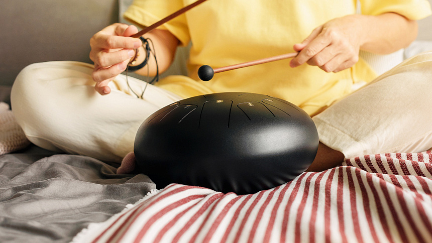 Musical instrument gong photo