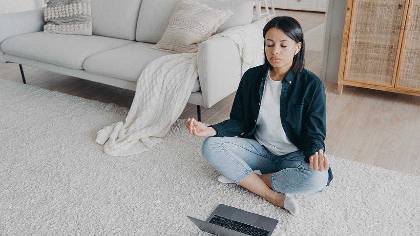 meditation classes at home photo