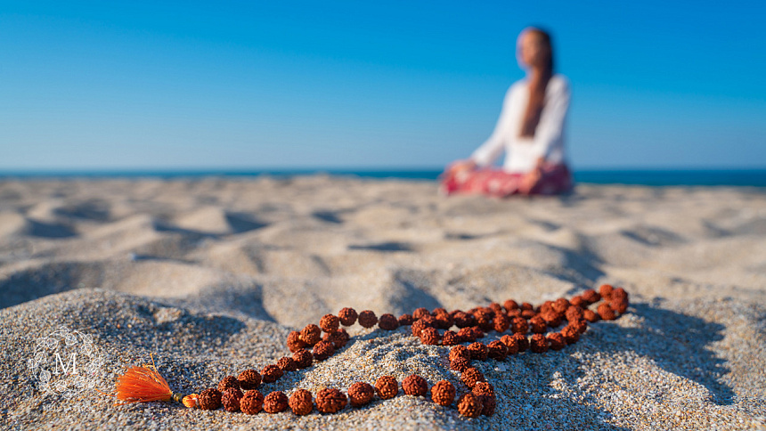 the rosary, meditation, the sea.