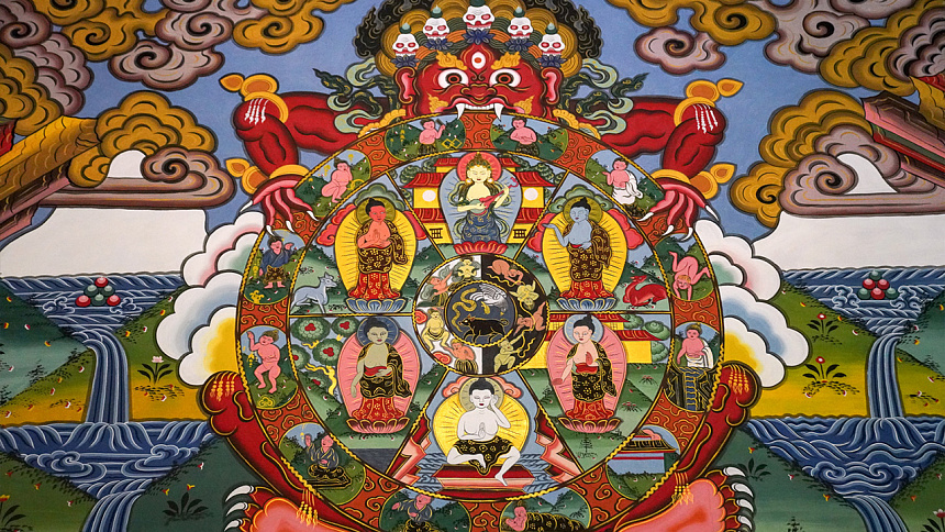 The Wheel of Samsara foto