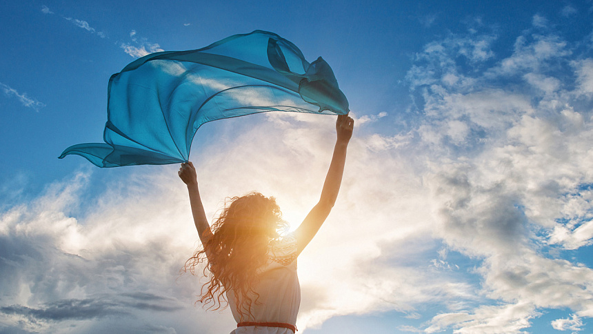 Achieving happiness and contentment photo