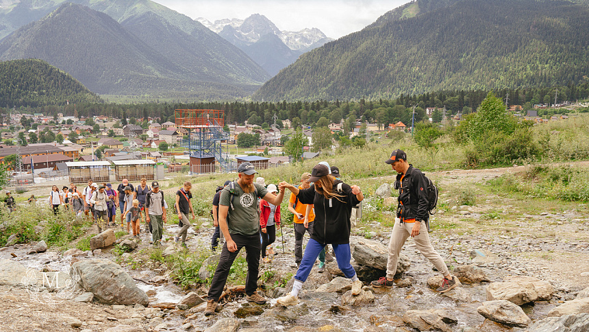 mountains and hiking photo