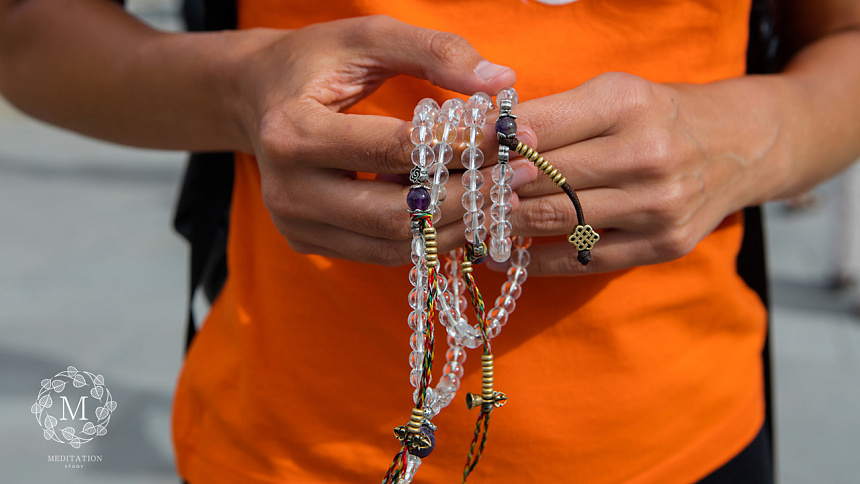 a 108-bead rosary photo