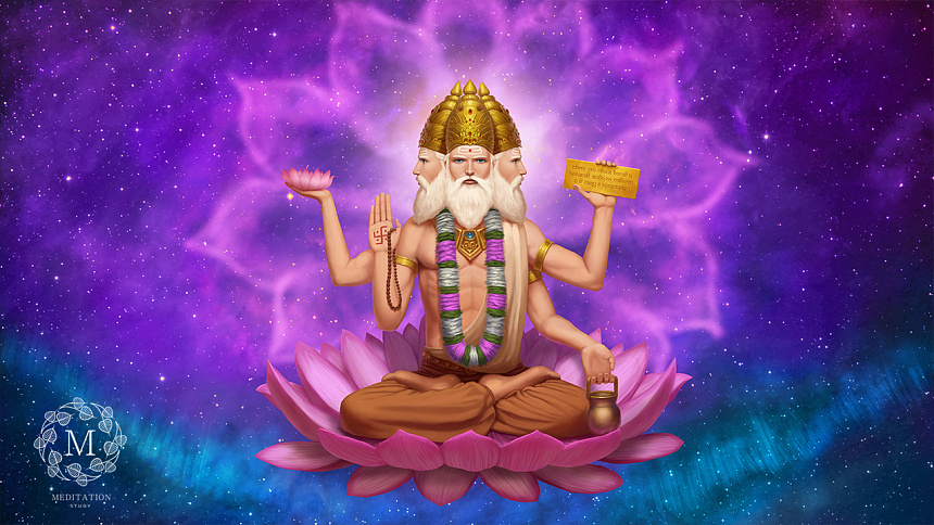 God Brahma photoGod Brahma is the creator of the universe.
