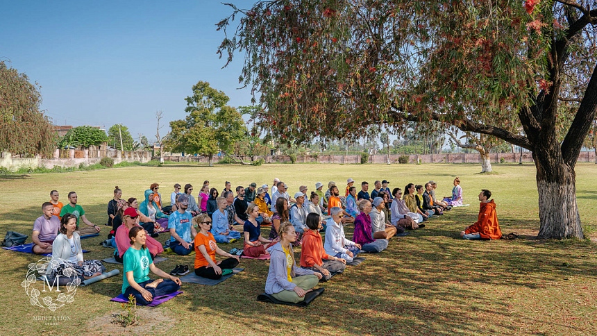 Group meditation with Andrei Verba photo