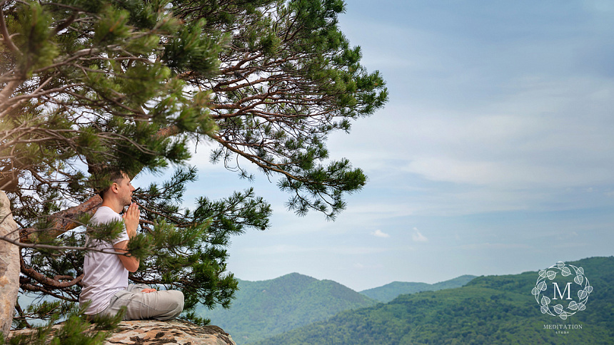 Aum Mantra Meditation in the Mountains